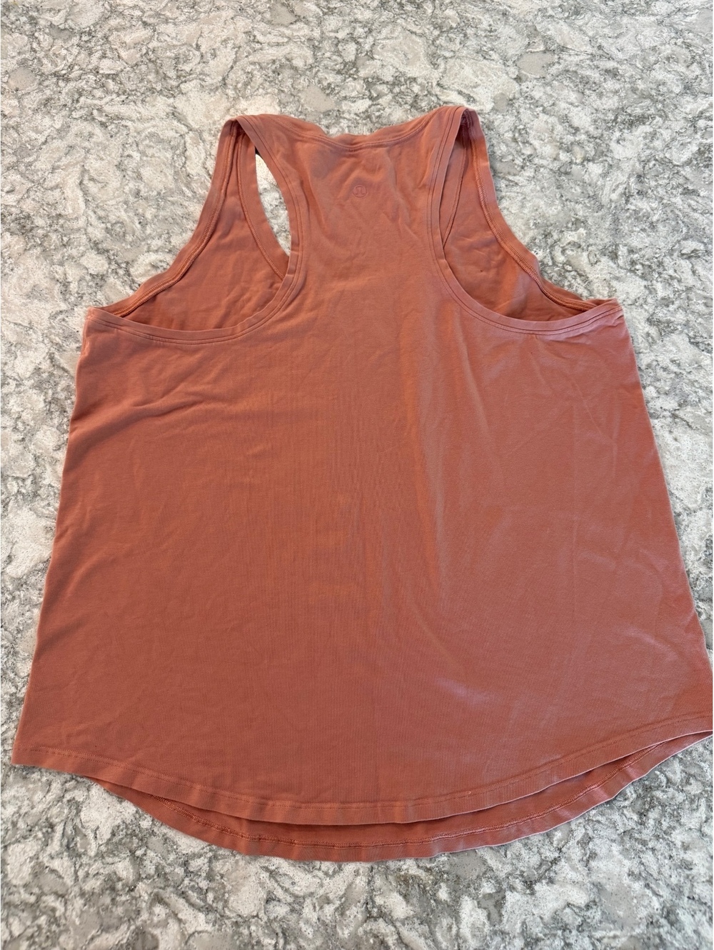 Lululemon tank top orange Sz 14
